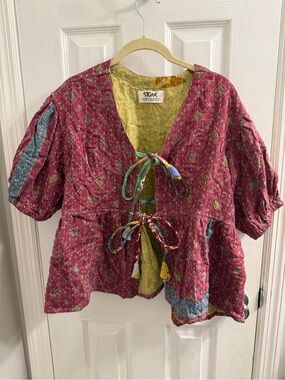 Reversible Kantha Willow Top